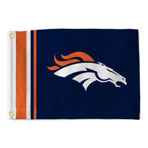 Rico Industries Denver Broncos Striped Utility Flag - Primary Image