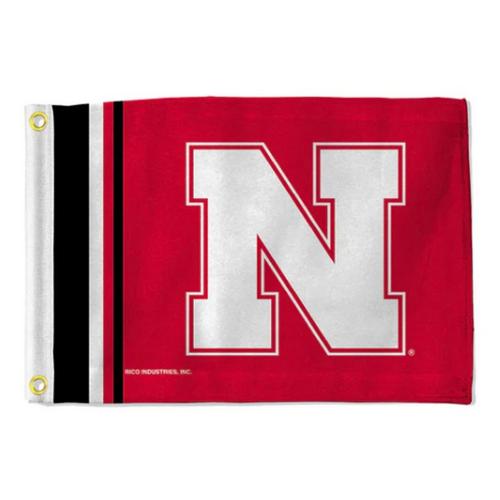 Rico Industries Nebraska Cornhuskers Striped Utility Flag - Primary Image
