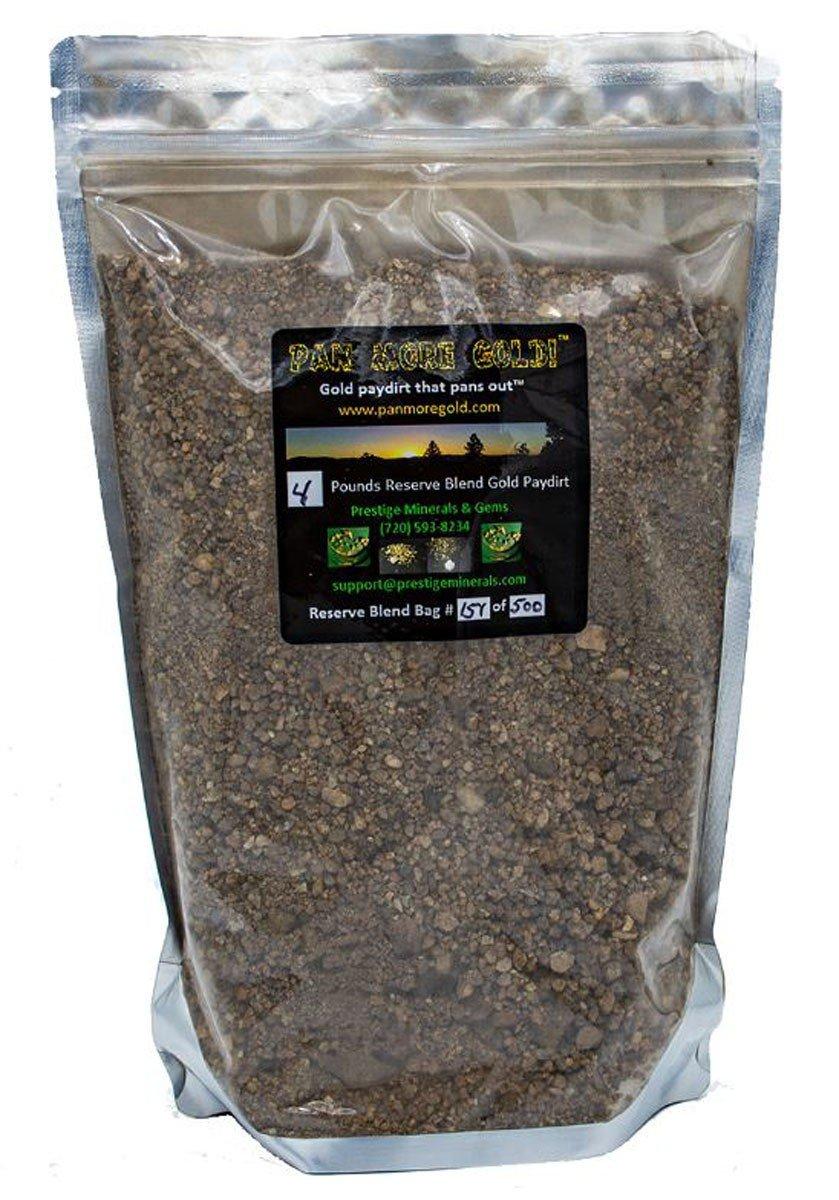 Pan More Gold Paydirt - Prestige Minerals