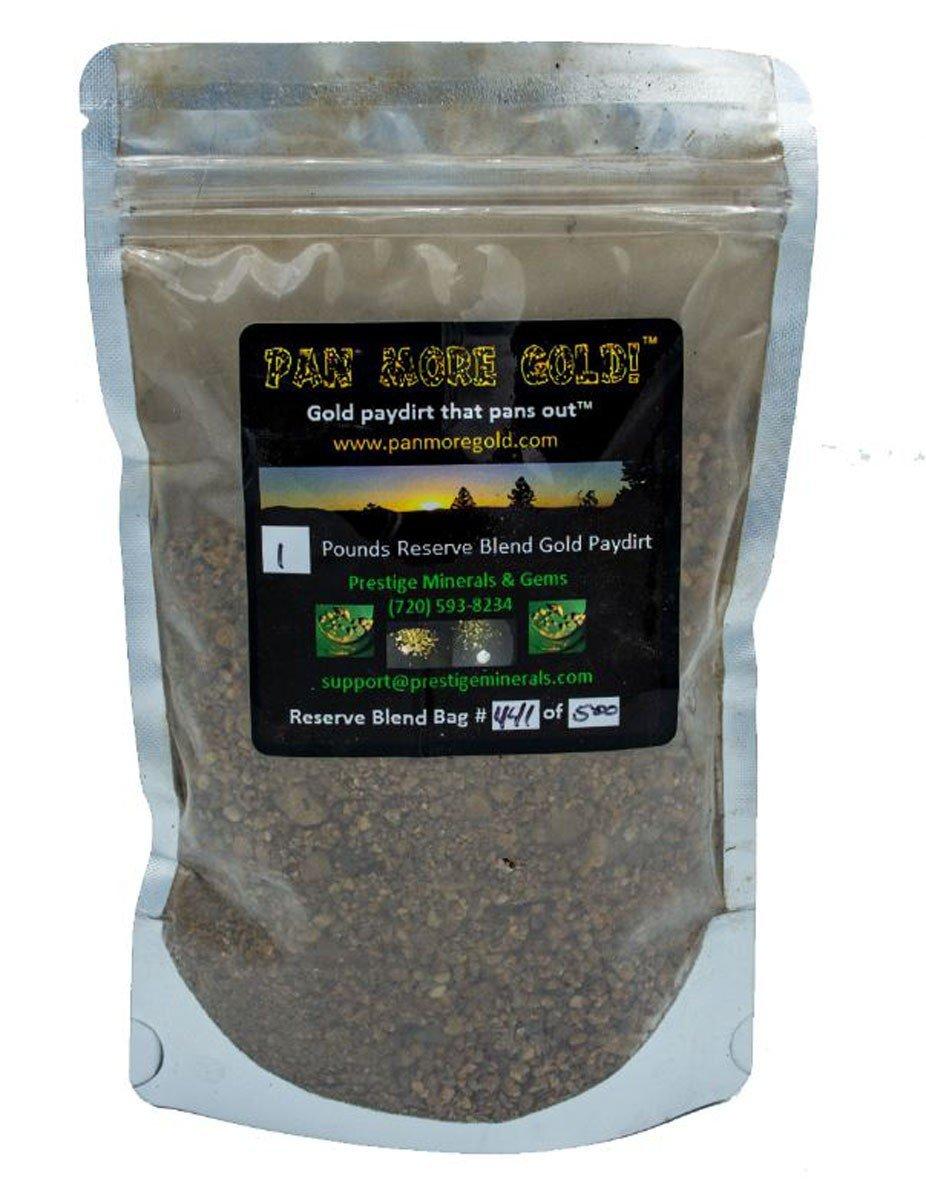Pan More Gold Paydirt - Prestige Minerals