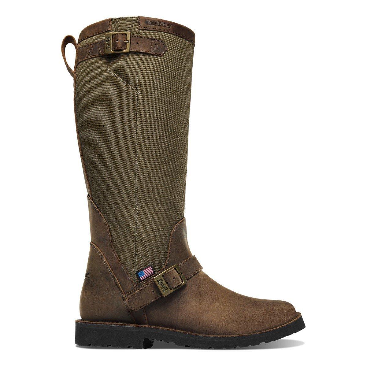 Danner Men's  San Angelo Square Toe Snake Boots In Brown