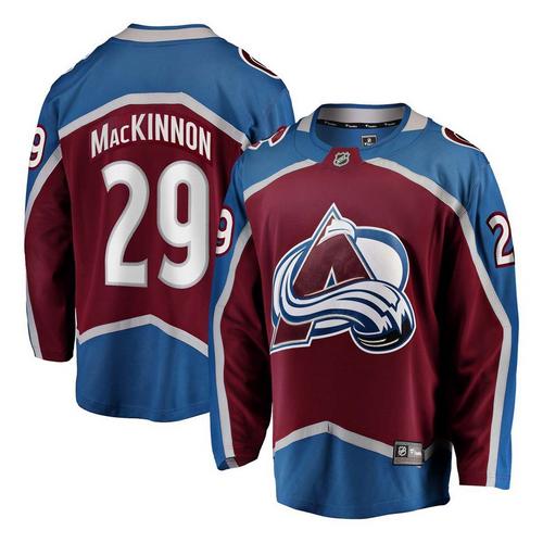Fanatics Colorado Avalanche Nathan MacKinnon #29 Breakaway Jersey - Primary Image