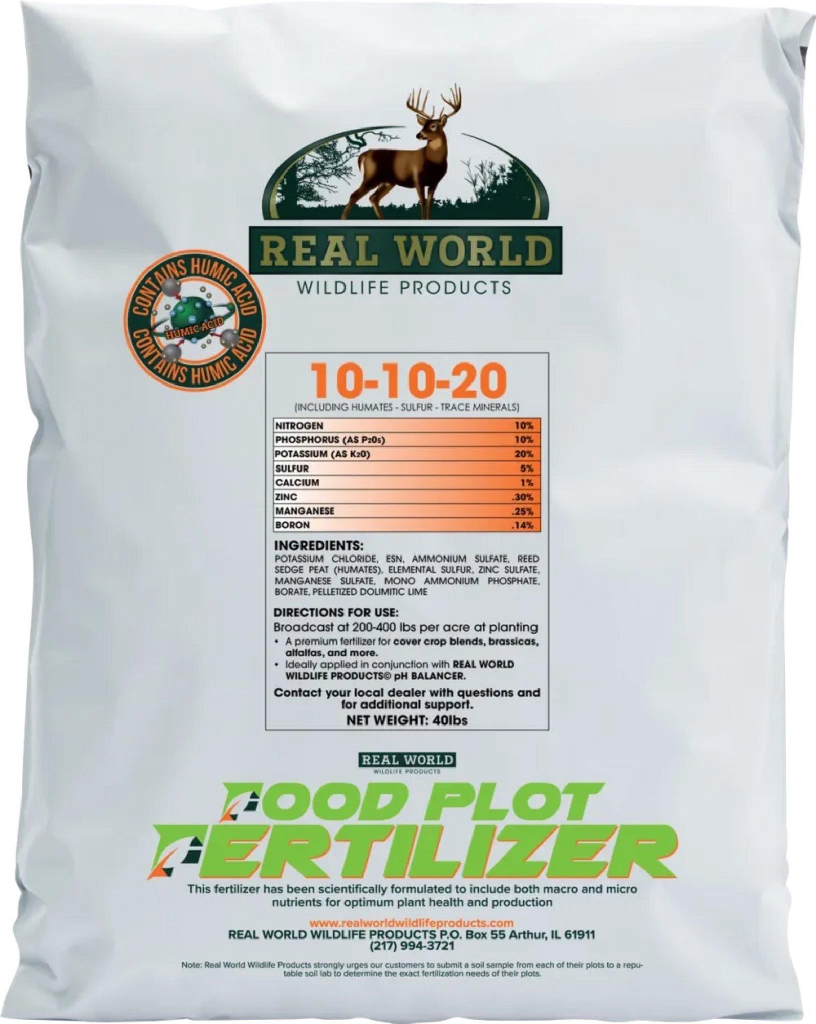 RWWP 10-10-20 Fertilizer - Real World Wildlife Products