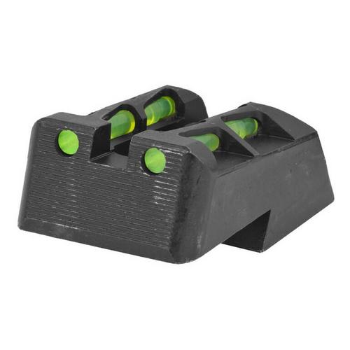 HIVIZ LiteWave Fiber Optic Rear Sight for Springfield Armory 1911 pistols. - Primary Image