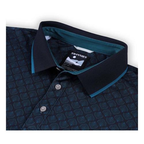 Men's Swannies Hunter Long Sleeve Polo - Primary Image