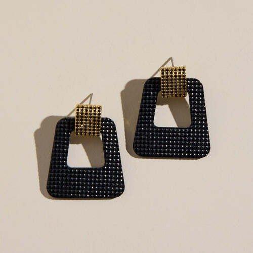 Nickel & Suede Afterglow Avery Earrings - Primary Image