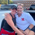 Nickel & Suede University of Nebraska Heartthrob Earrings - Thumbnail 2 of 2