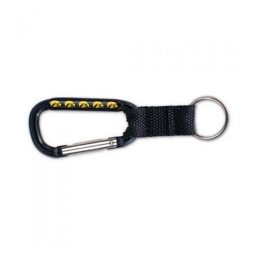 Wincraft Iowa Hawkeyes Logo Caribiner Lanyard - Primary Image
