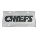 Wincraft Kansas City Chiefs Glitter License Plate - Thumbnail 1 of 2
