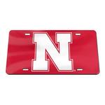 Wincraft Nebraska Cornhuskers Specialty Acrylic License Plate - Thumbnail 1 of 2