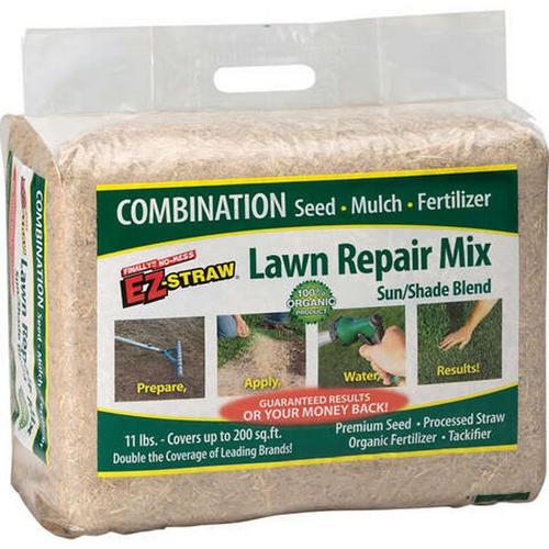Rhino Seet EZ-Straw Lawn Repair Sun and Shade Blend Mix - 11 lb - Primary Image