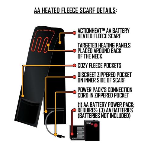 ActionHeat AA Battery Heated Scarf - Primary Image