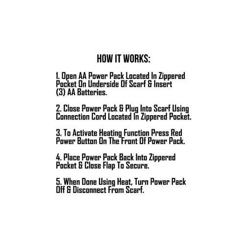 ActionHeat AA Battery Heated Scarf - Primary Image