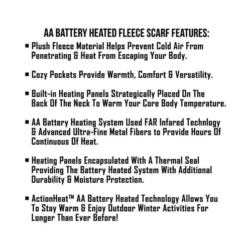 ActionHeat AA Battery Heated Scarf - Primary Image