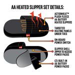 ActionHeat AA Battery Heated Slippers - Thumbnail 9 of 14