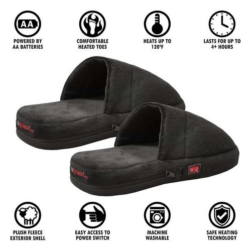 ActionHeat AA Battery Heated Slippers - Primary Image