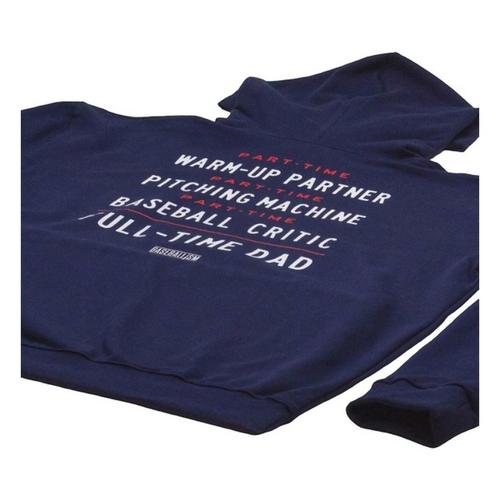 Men's Baseballism Full-Time Dad Hoodie - Primary Image