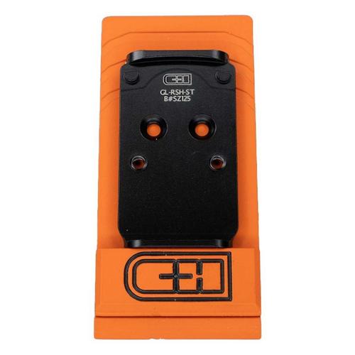 C&H Precision Pistol Red Dot Steel Adapter Plate for Glock MOS - Primary Image