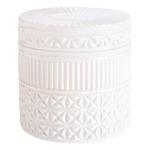 Capri Blue 11oz Volcano White Opal Gilded Faceted 11oz Jar Candle - Thumbnail 1 of 3