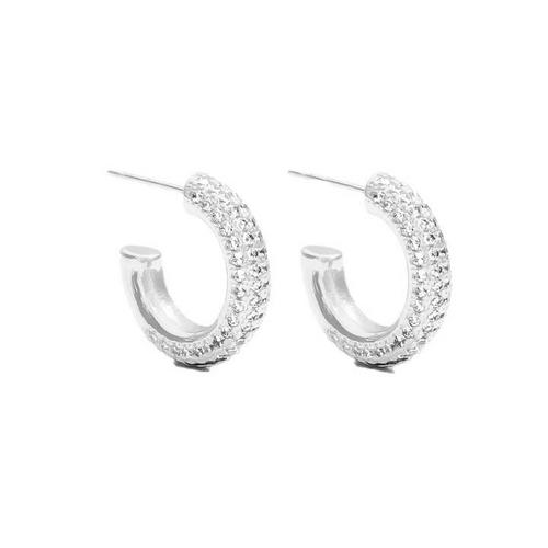 Splendid Iris Sophisticated Vibes Pave Earrings - Primary Image