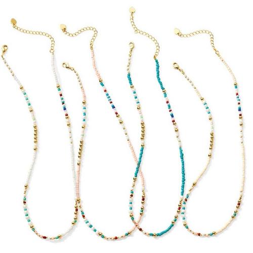 Splendid Iris ASSORTED Beads Necklace - Primary Image