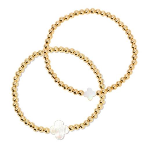 Women's Splendid Iris Quatrefoil Stretch Bracelet Set - Primary Image