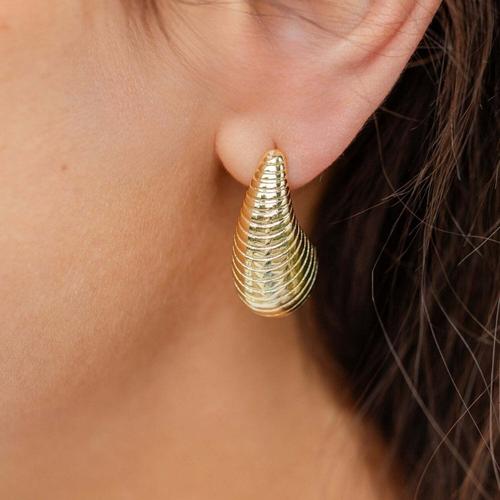 Splendid Iris Trending Teardrop Stud Earrings - Primary Image