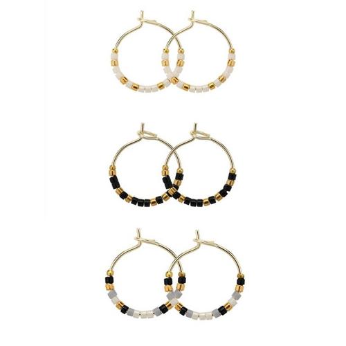 Splendid Iris Miyuki 3 Pack Earrings - Primary Image