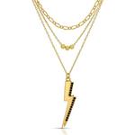 Splendid Iris Layered Lighting Strike Necklace - Thumbnail 1 of 2