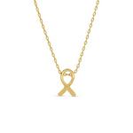 Splendid Iris Ribbon of Hope Necklace - Thumbnail 1 of 2