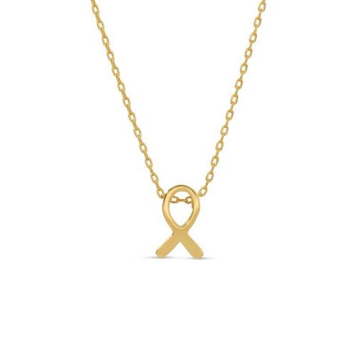Splendid Iris Ribbon of Hope Necklace - Primary Image