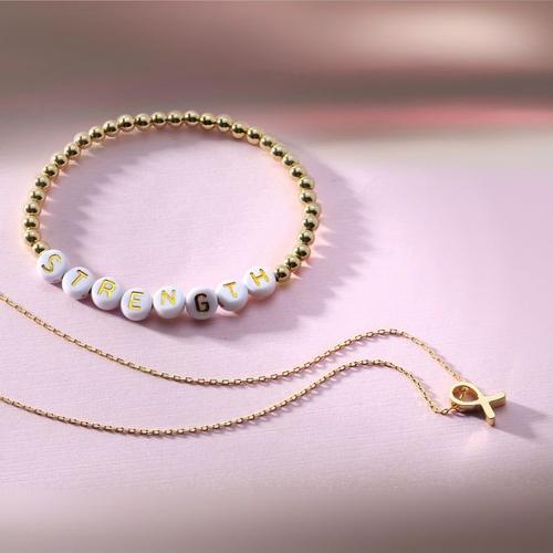 Splendid Iris Ribbon of Hope Necklace - Primary Image