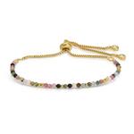 Women's Splendid Iris Delicate Stone Pulley Bracelet - Thumbnail 1 of 2