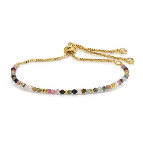 Women's Splendid Iris Delicate Stone Pulley Bracelet - Primary Image