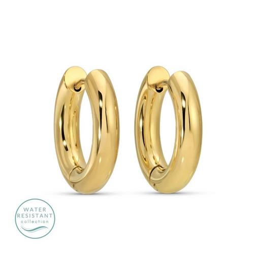 Splendid Iris 4mm Wide Round Huggie Earrings - Primary Image