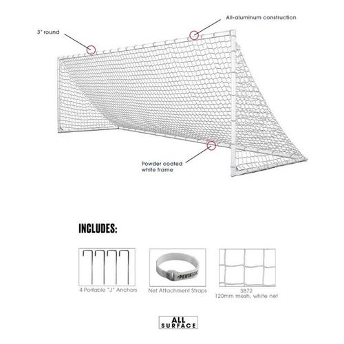 Kwik Goal Academy Soccer Goal - 7' x 21' - Primary Image