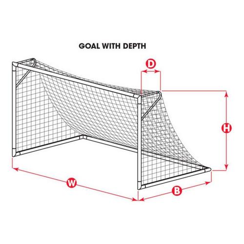 Kwik Goal 3B5921 Fusion 120 Replacement Net - 8H X 24W X 3D X 5B - Primary Image