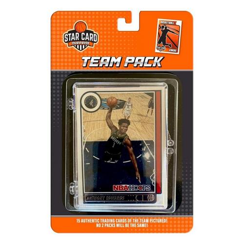 Star Card Surprise Minnesota Timberwolves Team 15pk Trading Cards - Primary Image