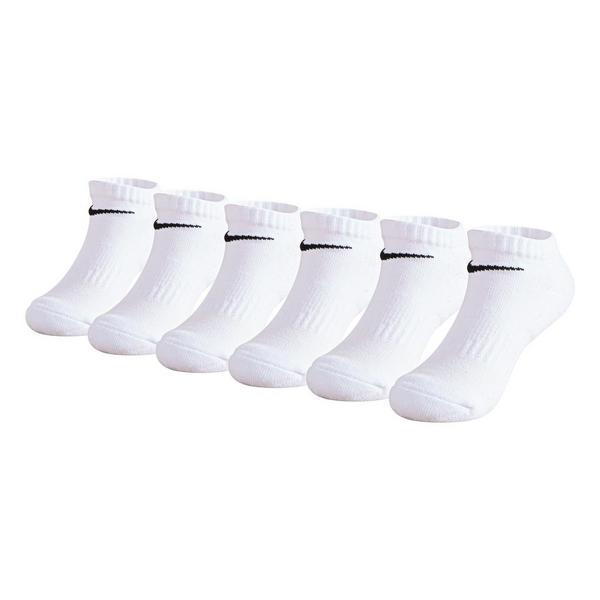 Kids' Nike Dri-FIT Performance Cushioned Ankle Socks Regular XSmall White 6 Pack
