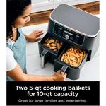 Ninja Foodi 6-in-110-qt. XL 2-Basket Air Fryer With DualZone Technology - Thumbnail 7 of 12