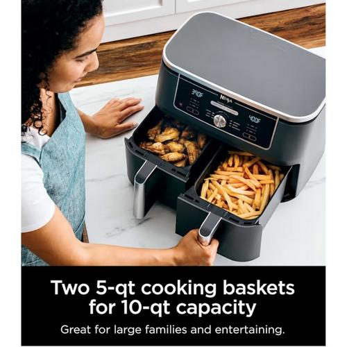 Ninja Foodi 6-in-110-qt. XL 2-Basket Air Fryer With DualZone Technology - Primary Image