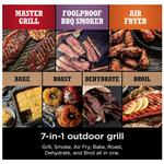 Ninja Woodfire 7-in-1 Outdoor Grill & Smoker - Thumbnail 7 of 11