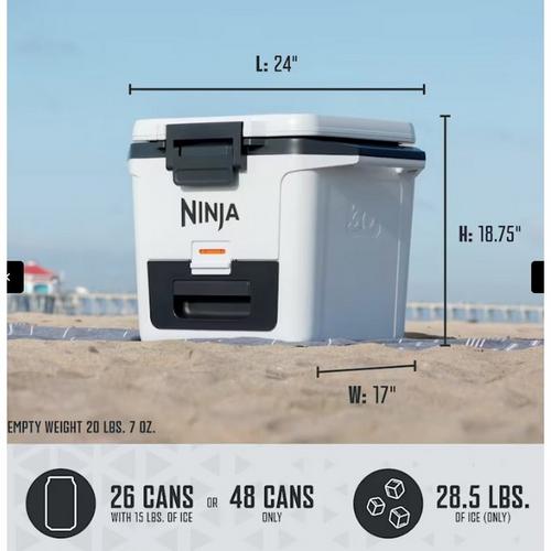 Ninja FrostVault 30qt Hard Coole With Cold Dry Zone - Primary Image