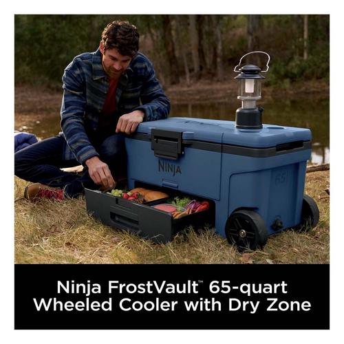 Ninja FrostVault 65qt Wheeled Cooler with Cold Dry Zone | SCHEELS.com