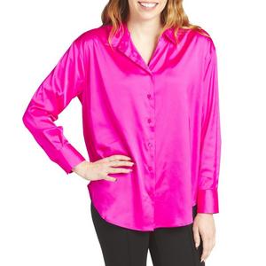 Women's Tribal Drop Shoulder Long Sleeve Button Up Shirt