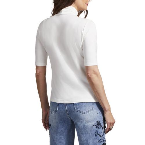 Women's Tribal Elbow Mock Neck Shirt - Primary Image