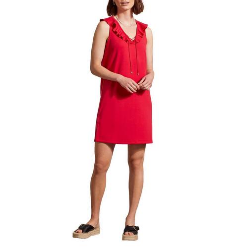 Women's Tribal Frill Shift Dress - Primary Image