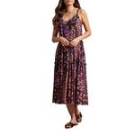 Women's Tribal Wear 2 Ways Midi Shift Dress - Thumbnail 1 of 4