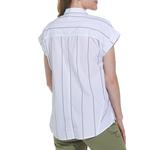 Women's Tribal Cotton Cap With Side Panel Detail Button Up Shirt - Thumbnail 3 of 4