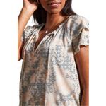 Women's Tribal Peasant V-Neck Blouse - Thumbnail 3 of 3